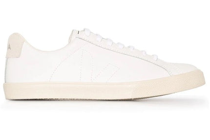 Veja Esplar Leather Stitched White Tan