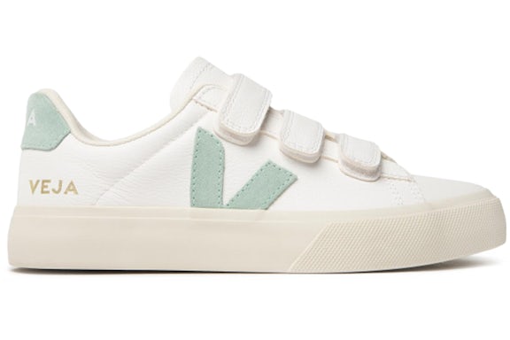 Veja Recife Low Chromefree Leather White Matcha (Women's)