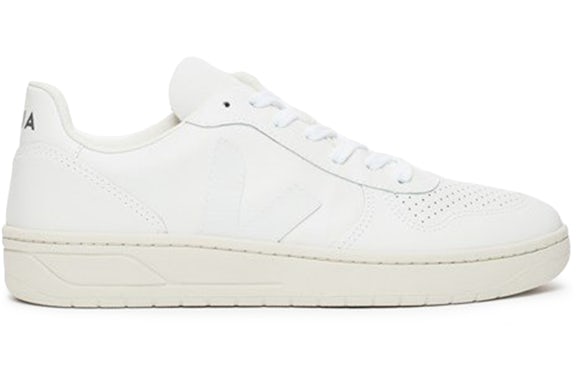 Veja V-10 Leather White White