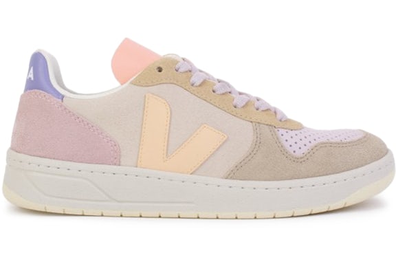 Veja V-10 Suede Multico Peach (Women's)