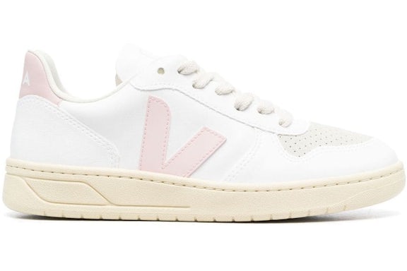 Veja V-12 Leather White Pink (Women's)