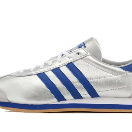 Adidas Country OG Matte Silver Bright Blue | Addict Sneakers Adidas Country OG Matte Silver Bright Blue | Addict Sneakers