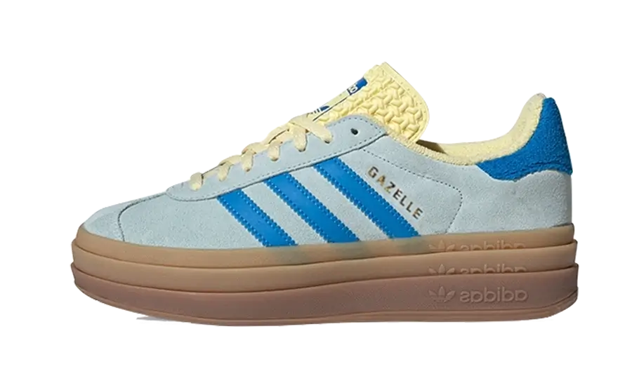 Adidas Gazelle Bold Almost Blue Yellow