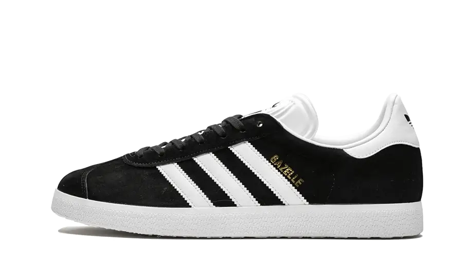 Adidas Gazelle Core Black Cloud White Gold