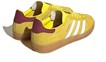 Adidas Gazelle Indoor Bright Yellow Burgundy