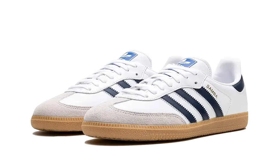 Adidas Samba OG Cloud White Night Indigo Gum 