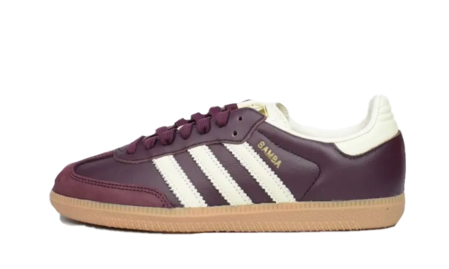 Adidas Samba OG Maroon Crewht Gold