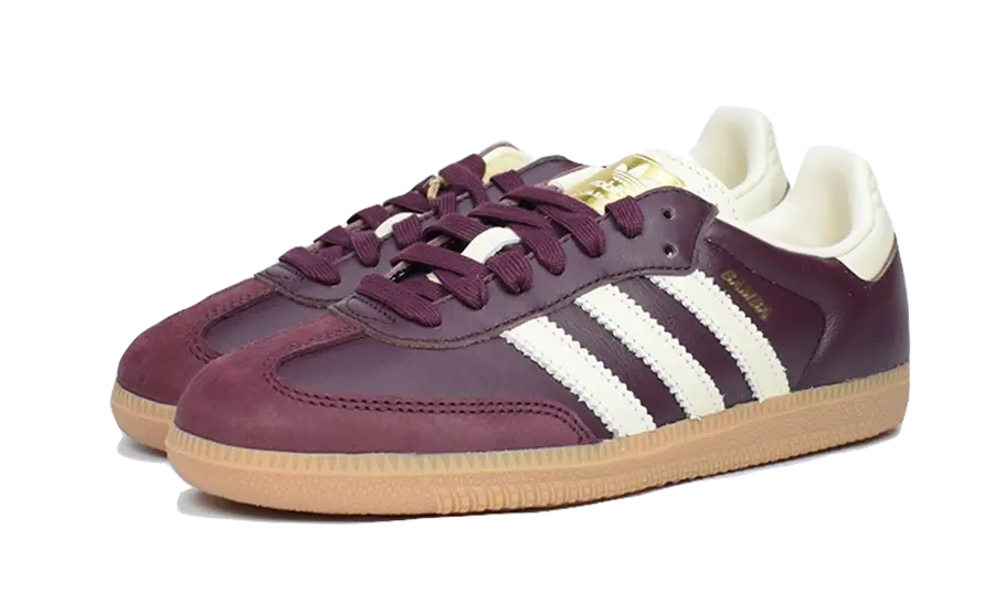 Adidas Samba OG Maroon Crewht Gold