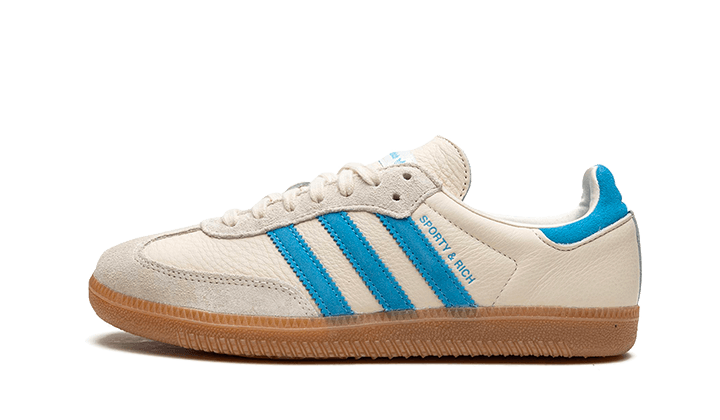 Adidas Samba OG Sporty & Rich Beige Blue - Addict Sneakers Adidas Samba OG Sporty & Rich Beige Blue - Addict Sneakers