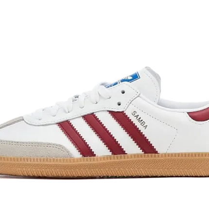 Adidas Samba OG White Burgundy Gum