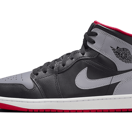 Air Jordan 1 Mid Black Grey Red