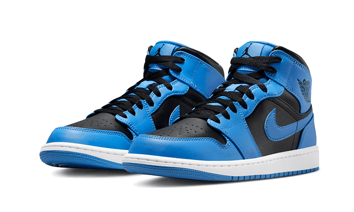 Air Jordan 1 Mid University Blue Black