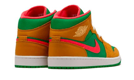 Air Jordan 1 Mid Wheat Watermelon