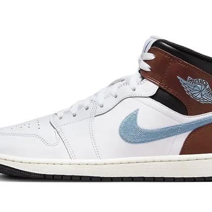 Air Jordan 1 Retro Mid SE Brown Blue Grey