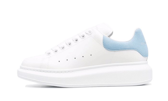 Alexander McQueen Oversized White Powder Blue