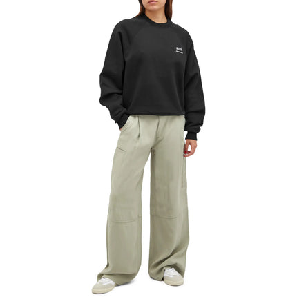 Model view of Ami Paris Ami Alexandre Mattiussi Black Sweatshirt USW024747001