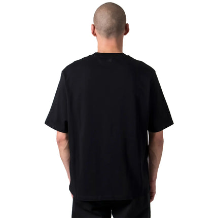 Back view of Ami Paris Ami De Coeur Black Red T Shirt bfuts001724