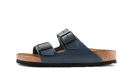 Birkenstock Arizona Natural Leather Blue