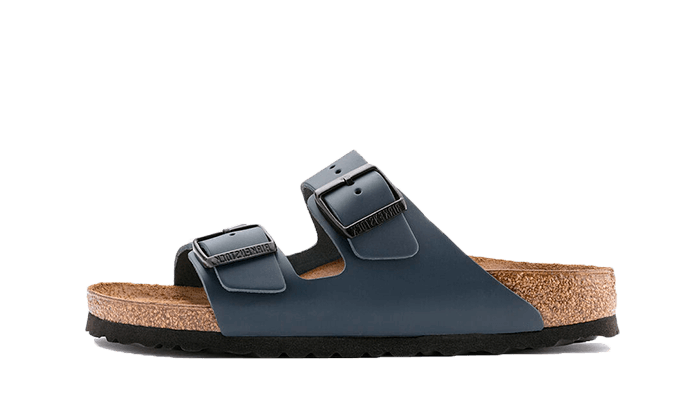 Birkenstock Arizona Natural Leather Blue