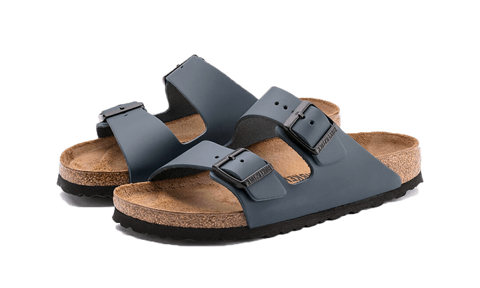 Birkenstock Arizona Natural Leather Blue