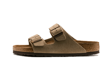 Birkenstock Arizona Suede Leather Soft Footbed Taupe