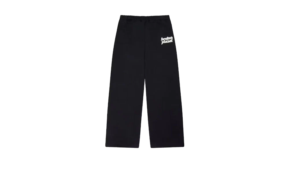 Straight Leg Sweatpants Midnight Black