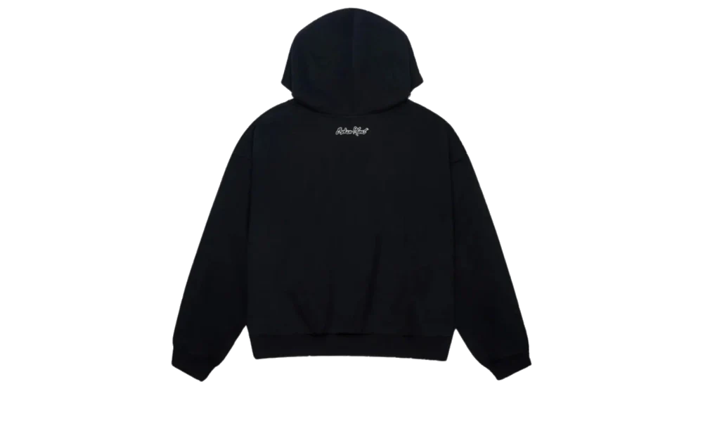 Broken Planet Sun Zip-Up Hoodie Midnight Black