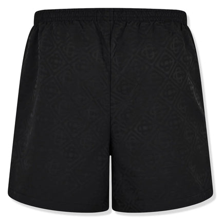 Back view of Casablanca Casa Jacquard Black Swim Shorts