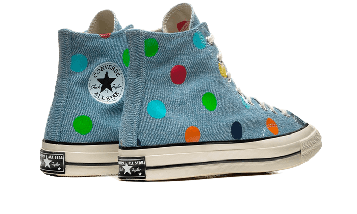 Converse Chuck Taylor All-Star 70s Hi Golf Wang Denim Polka Dots