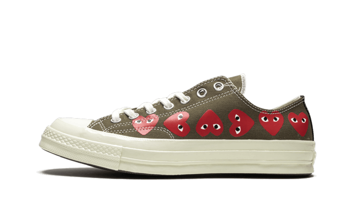 Converse Chuck Taylor All-Star 70s Ox Comme des Garçons PLAY Multi Heart Green