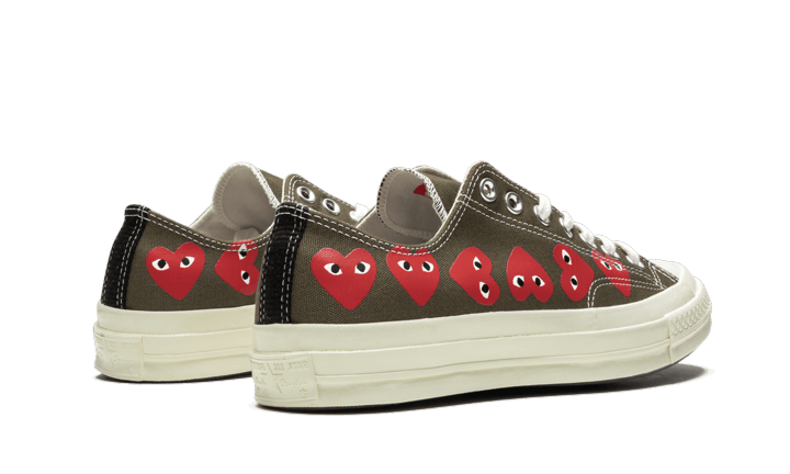 Converse Chuck Taylor All-Star 70s Ox Comme des Garçons PLAY Multi Heart Green