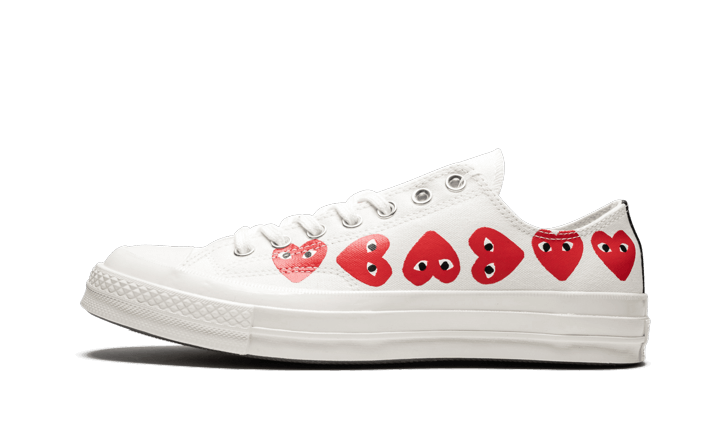 Converse Chuck Taylor All-Star 70s Ox Comme des Garçons PLAY Multi-Heart White