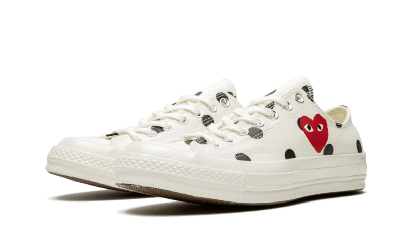 Converse Chuck Taylor All-Star 70s Ox Comme des Garçons PLAY Polka Dot White