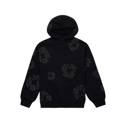 Cotton Wreath Hoodie Black Monochrome