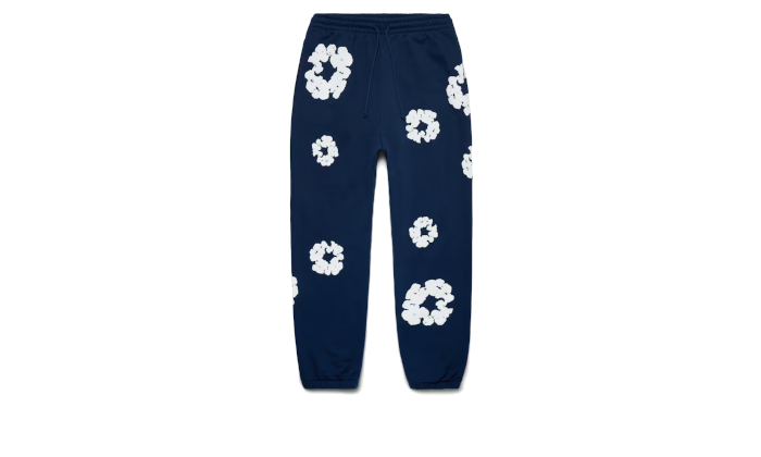 Denim Tears The Cotton Wreath Sweatpants Navy