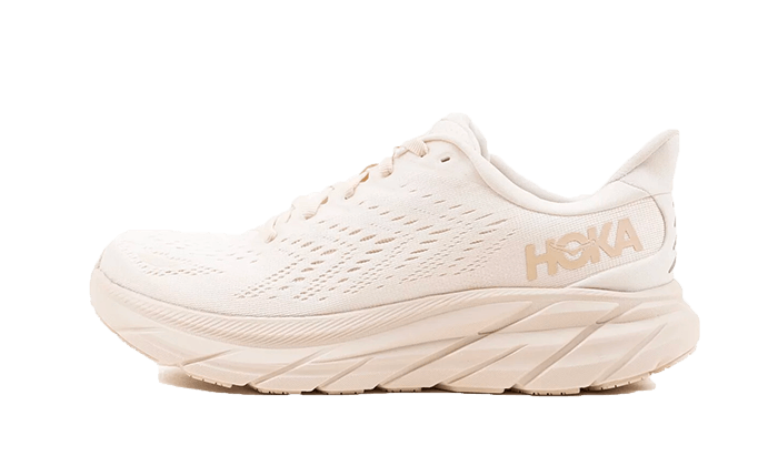 Hoka Clifton 8 Eggnog Shifting Sand