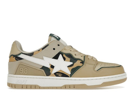 A Bathing Ape Sk 8 Sta Beige Yellow Camo