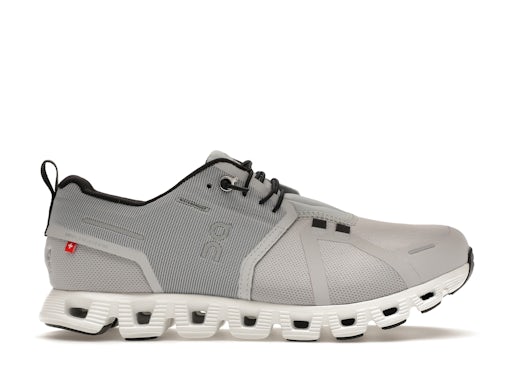 On Running Cloud 5 Waterproof Glacier Grey White (Women's)