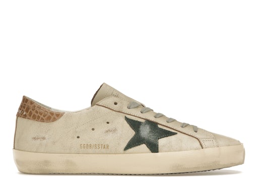 Golden Goose Super-Star Cream Green