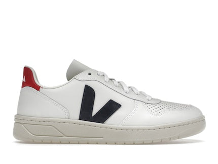 Veja V-10 Leather White Nautico Pekin