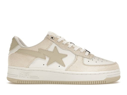 A Bathing Ape Bape Sta Beige Calf Hair