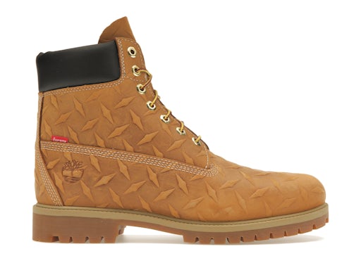 Timberland 6" Premium Waterproof Boot Supreme Diamond Plate Wheat