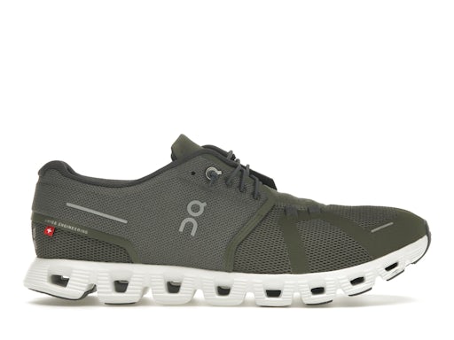 On Running Cloud 5 Olive Green White