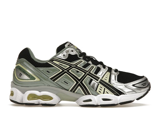 ASICS Gel-Nimbus 9 Black Green Yellow Silver