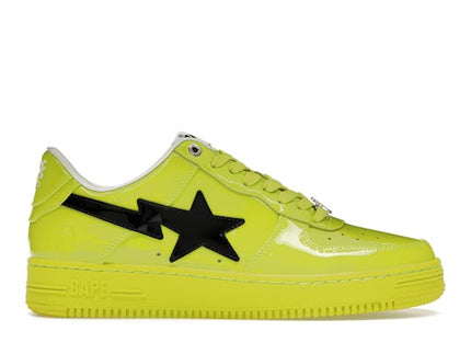 A Bathing Ape Bape Sta#2 Yellow Patent