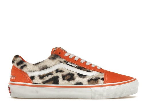 Vans Old Skool Supreme Leopard Orange