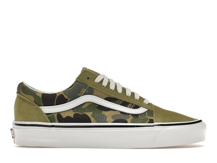 Vans Old Skool 36 DXBape Green ABC Camo