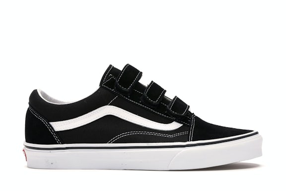 Vans Old Skool Velcro Black White