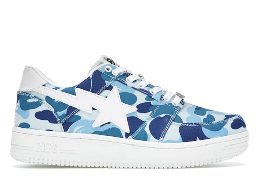 A Bathing Ape Bape Sta Low ABC Camo 20 th Anniversary Blue