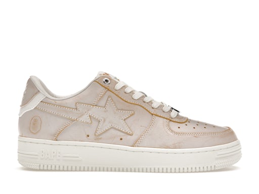 A Bathing Ape Bape Sta Wear Away Paint Beige